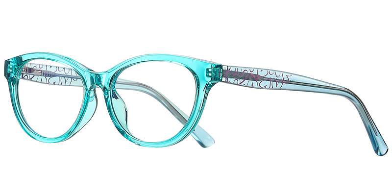 Moneti Eyewear Timeless Elegance Oval Eyeglasses - side view